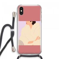 Cosy: iPhone XS Max Transparant Hoesje met koord