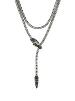 John Hardy collier Naga Lariat en or 18ct et argent sterling - thumbnail