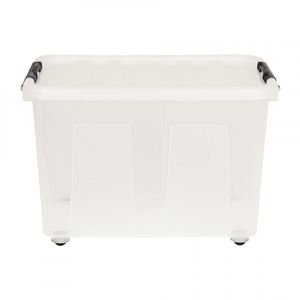 Opbergbox met wieltjes - 75 liter - 40x60x40 cm