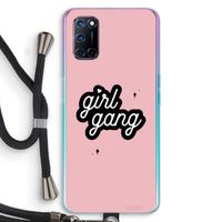 Girl Gang: Oppo A72 Transparant Hoesje met koord