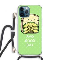 Avo Good Day: iPhone 12 Pro Transparant Hoesje met koord