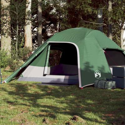VidaXL Koepeltent 4-persoons waterdicht groen