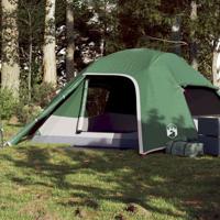 VidaXL Koepeltent 4-persoons waterdicht groen