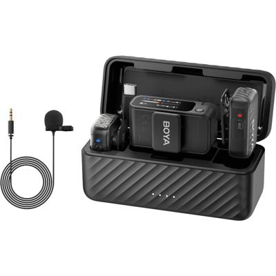 Boya MIC 2-01 Professional-grade microphone includes 2 lavalier mic