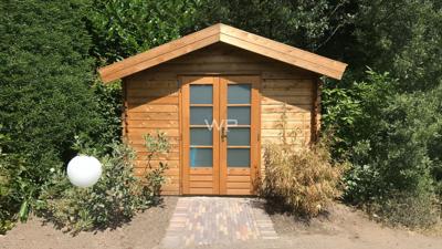 Woodpro Blokhut/Tuinhuis Wamel 300x250 cm- Zadeldak- Hout- Woodpro