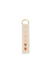 Zusss Sleutelhanger Roze Hartjes