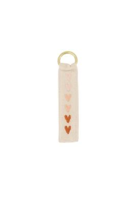 Zusss Sleutelhanger Roze Hartjes