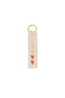 Zusss Sleutelhanger Roze Hartjes