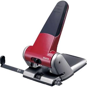 Leitz 51800025 Archiefperforator Rood Instelformaat (max.): DIN A3 65 vel (80 g/m²)