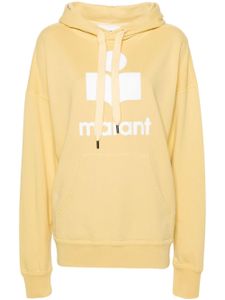 MARANT ÉTOILE hoodie Mansel à logo floqué - Jaune