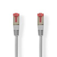 CAT6-kabel | RJ45 Male | RJ45 Male | SF/UTP | 15.0 m | Rond | PVC | Grijs | Label - thumbnail