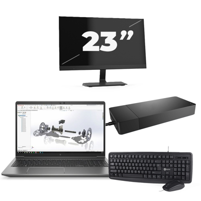 HP ZBook Power G8 - Intel Core i7-11e Generatie - 15 inch - 16GB RAM - 256GB SSD - Windows 11 + 1x 23 inch Monitor HP ZBook Power G8 - Intel Core i7-11e Generatie - 15 inch - 16GB RAM - 256GB SSD - Windows 11 + 1x 23 inch Monitor