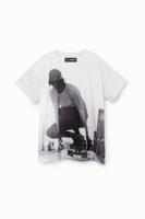 T-shirt met skateboarder - BLACK - 5/6 - thumbnail