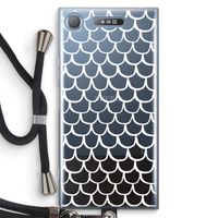Dakpannetjes: Sony Xperia XZ1 Transparant Hoesje met koord