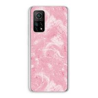 Abstract Painting Pink: Xiaomi Mi 10T 5G Transparant Hoesje