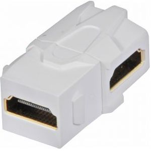 Lindy 60490 90 graden HDMI koppelstuk Wit