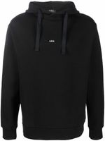 A.P.C. hoodie Larry à logo imprimé - Noir - thumbnail