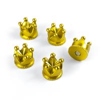 Trendform Magneten Kroon - set van 5 - goud