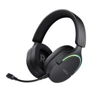 Trust GXT491 FAYZO Over Ear headset Gamen Bluetooth Virtual Surround Zwart Surround sound, Microfoon uitschakelbaar (mute), Volumeregeling - thumbnail