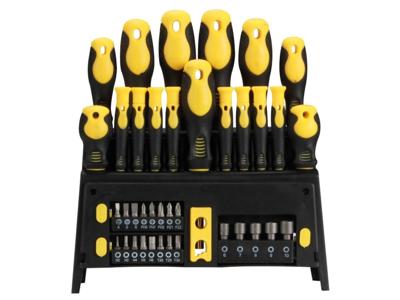 Schroevendraaier- en bitset - 39 st - Toolland