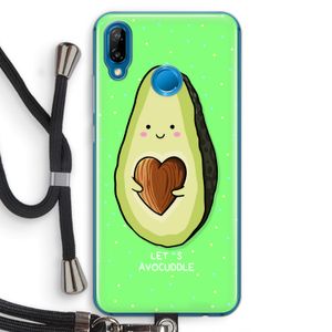 Avocuddle: Huawei P20 Lite Transparant Hoesje met koord
