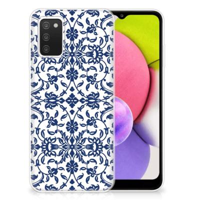 Samsung Galaxy A03S | TPU Case | Flower Blue