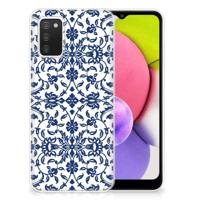 Samsung Galaxy A03S | TPU Case | Flower Blue