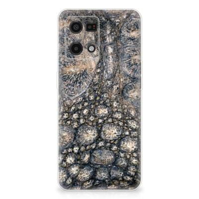 OPPO Reno7 4G | TPU Hoesje | Krokodillenprint