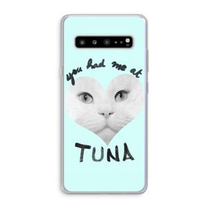 You had me at tuna: Samsung Galaxy S10 5G Transparant Hoesje