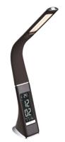 Tafellamp zwart &apos;Sophie&apos; led lamp 500mm met klok