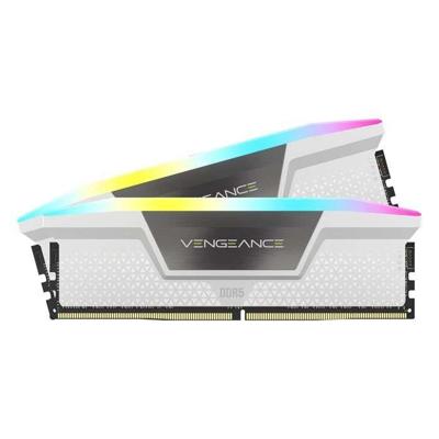 RAM-geheugen - CORSAIR - Vengeance RGB DDR5 RAM 32 GB (2x16 GB) 6000 MHz CL30 Intel XMP-compatibele iCUE - Wit