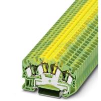 Phoenix Contact 3031694 Doorgangsserieklem 6.2 mm Spanveer Groen, Geel 50 stuk(s)