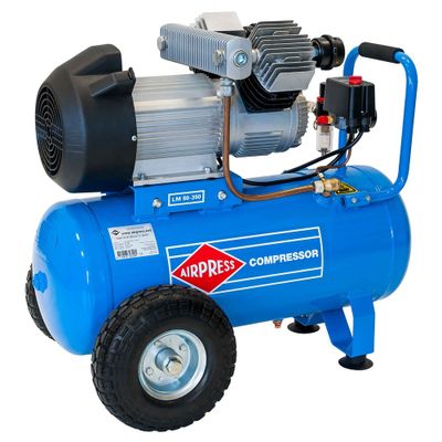 Airpress Compressor LM 50-350 10 bar 3 pk/2.2 kW 245 l/min 50 l - 36827