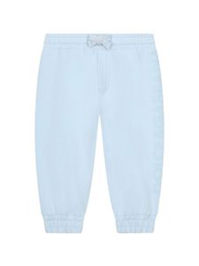 Dolce & Gabbana Kids pantalon de jogging à logo - Bleu