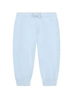 Dolce & Gabbana Kids pantalon de jogging à logo - Bleu - thumbnail