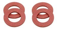 Kirchhoff Flexibele slangpakking, gevulkaniseerde vezel, 10 x 18 x 1,5 mm, voor 1/2" (4x) - 98696490