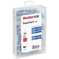 Fischer 562279 Meisterbox PowerFast II SK PZ Spaanplaatschroeven assortiment Kruiskop Pozidriv Staal Galvanisch verzinkt 1 set(s)