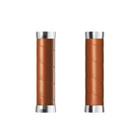 BROOKS Slender leather grips (130+130mm) - honey