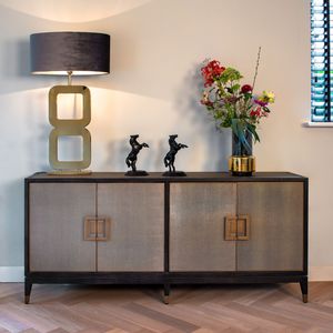 Richmond Dressoir Bloomingville Eikenhout, 193cm - Goud