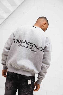 Quotrell Studios Sweater Heren Grijs - Maat XS - Kleur: Grijs | Soccerfanshop