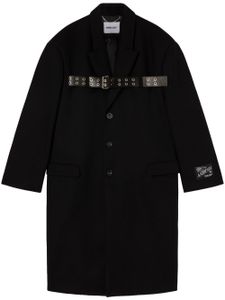 AMBUSH manteau à taille ceinturée - Noir