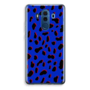 Blue Leopard: Huawei Mate 10 Pro Transparant Hoesje