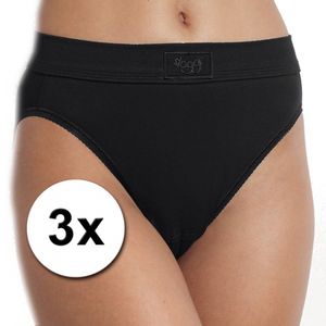 3x Sloggi double comfort Tai slip dames zwart
