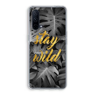 Stay wild: OnePlus Nord CE 5G Transparant Hoesje