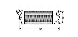 Intercooler, inlaatluchtkoeler PEA4345