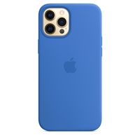 Apple origineel Silicone MagSafe Case iPhone 12 Pro Max Capri Blue - MK043ZM/A - thumbnail