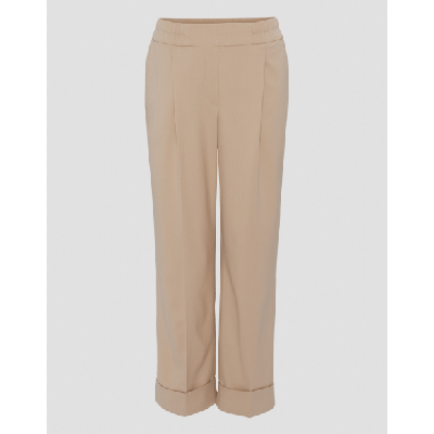 Opus - Geel | Dames | Broek | Geel | 38 | regular | Kamst mode