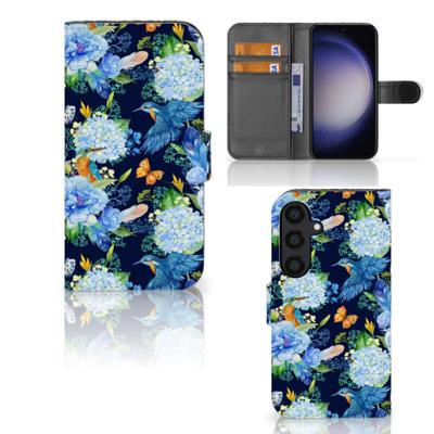 Telefoonhoesje | Met pasjeshouder | voor Samsung Galaxy S24 IJsvogel