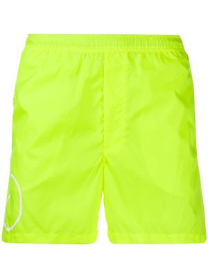 Valentino Garavani short de bain imprimé VLOGO - Jaune