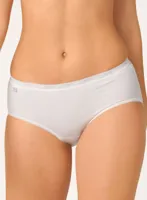 4-pack Basic Midi - dames heup slips (3+1 Gratis) - Heup slips vrouwen - katoenen onderbroeken dames